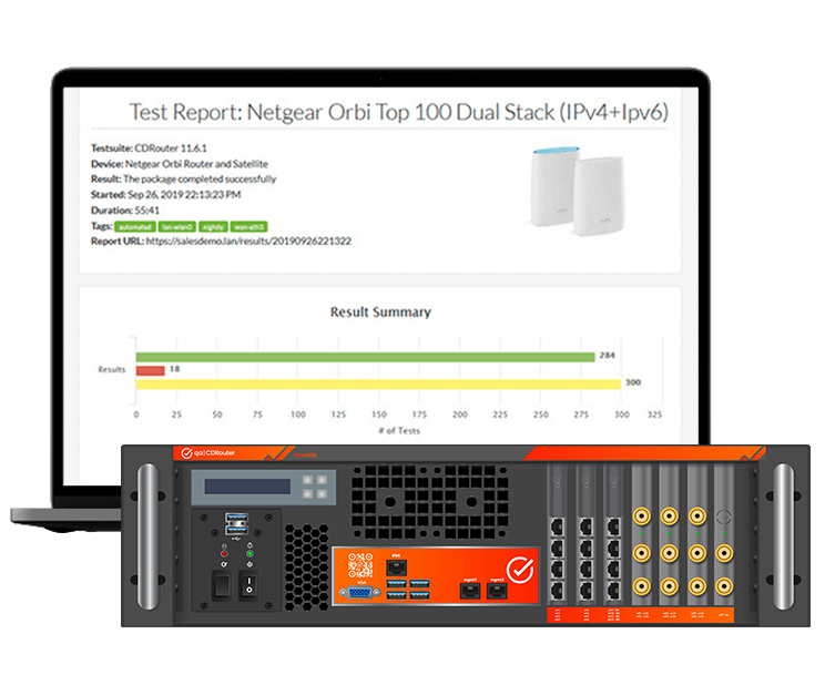 CDRouter Technology Header Test Report